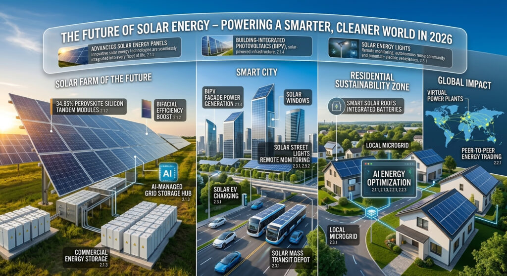 The Future of Solar Energy. Clean Power for a Smarter World (2026 Guide) 2 solar