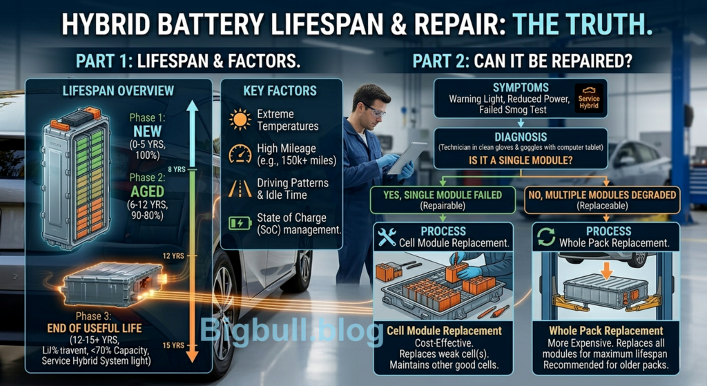 Can a Hybrid Battery Be Repaired?